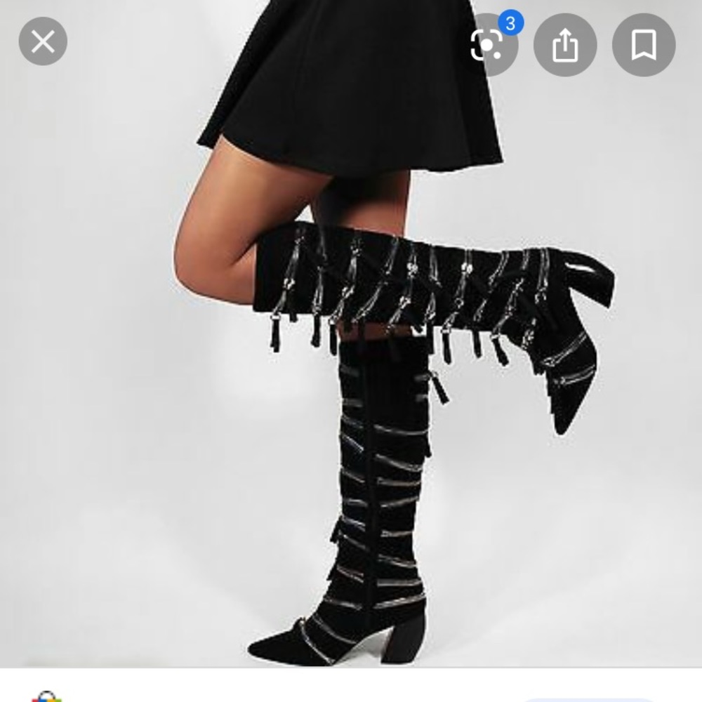 Jeffery Campbell Karloff suede boots